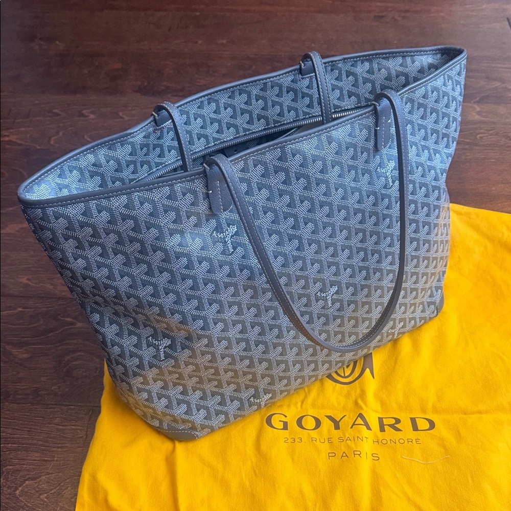Goyard Artois MM Gray Tote Bag